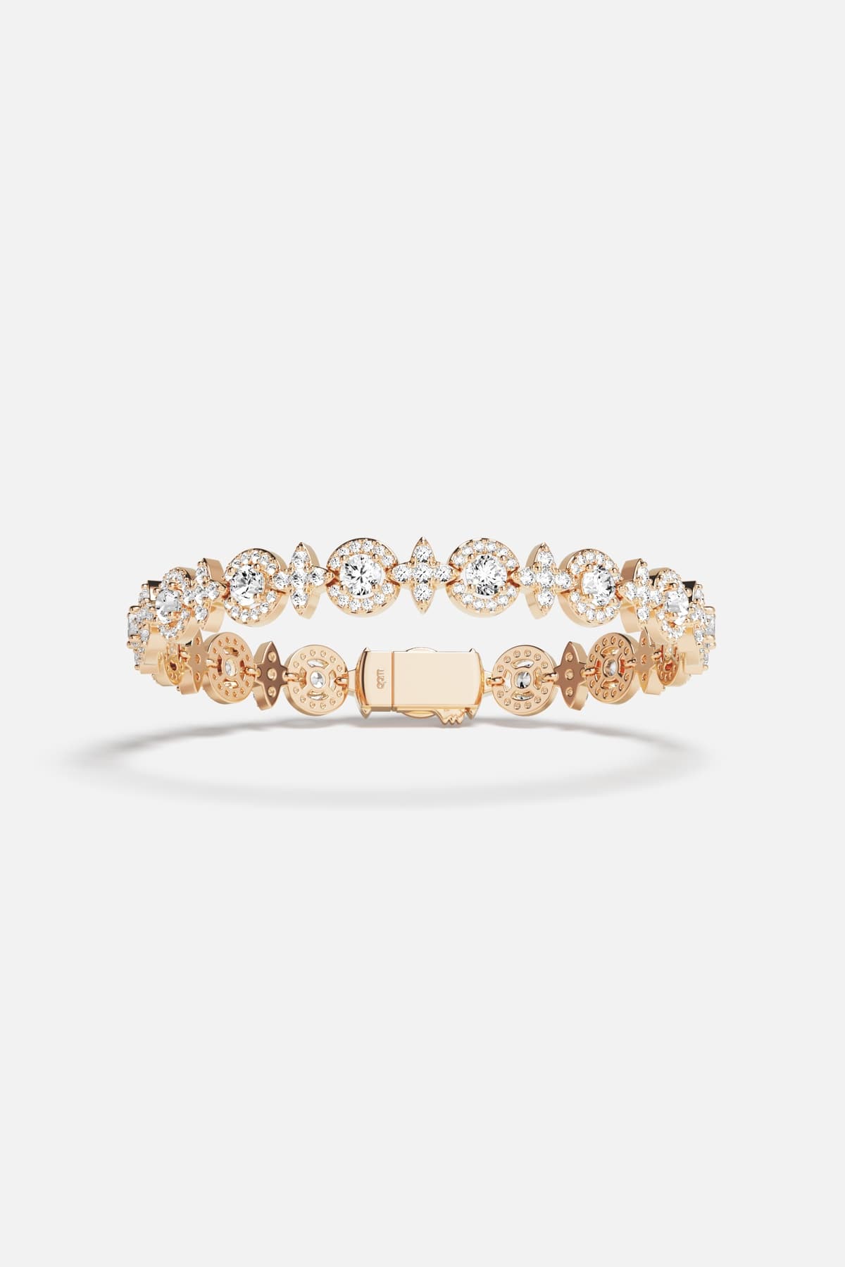 APM Bracelet in warm rose color, a shimmering constellation of quiet luxury.