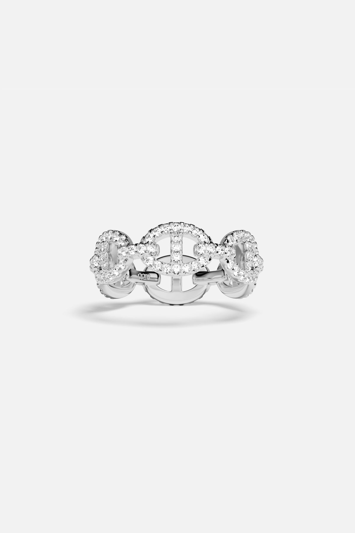 APM Morse Ring, sparkling links with a bold, contemporary edge.
