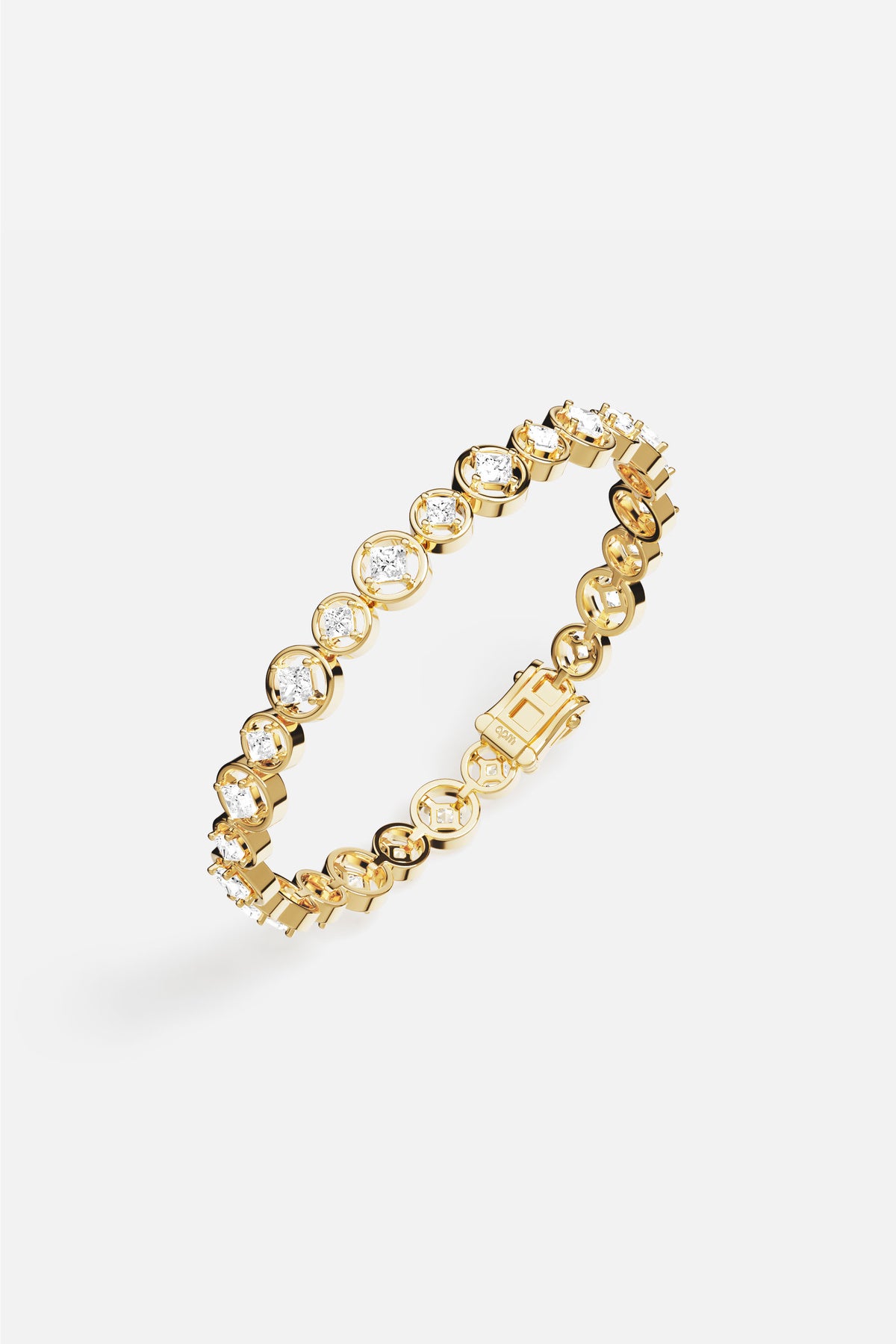 APM Bracelet in golden hues, luminous circles for effortless everyday radiance.