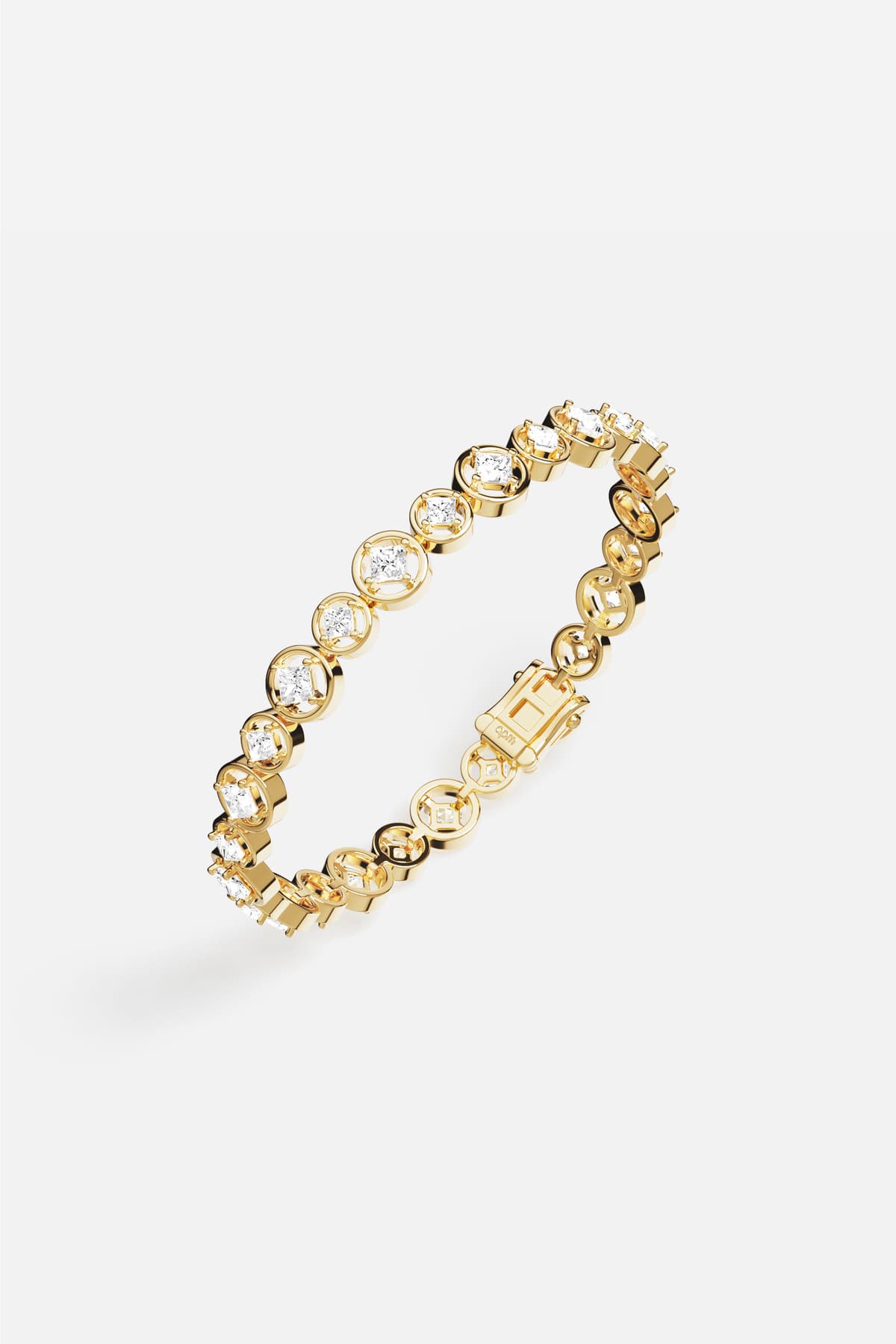 APM Bracelet in golden hues, luminous circles for effortless everyday radiance.
