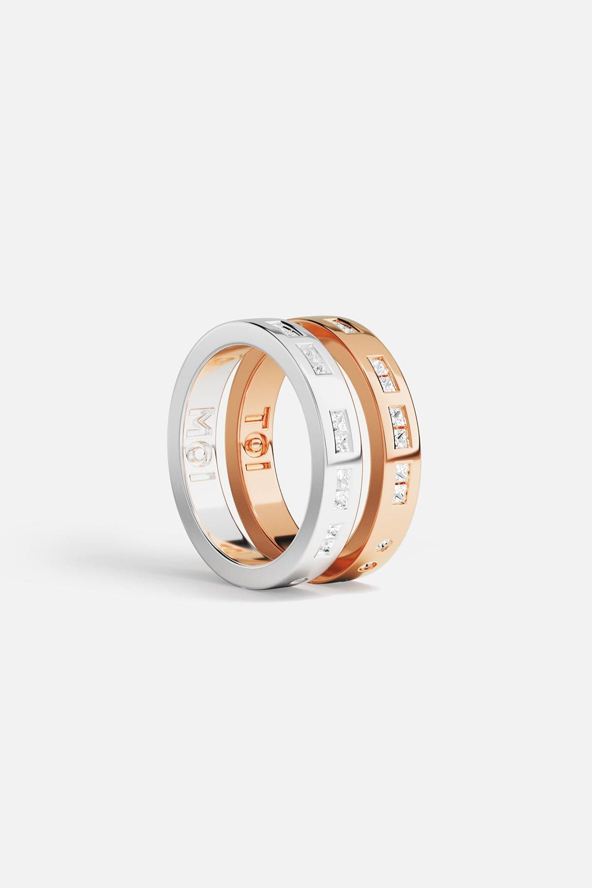 TOI MOI Morse Code Rings | APM Monaco