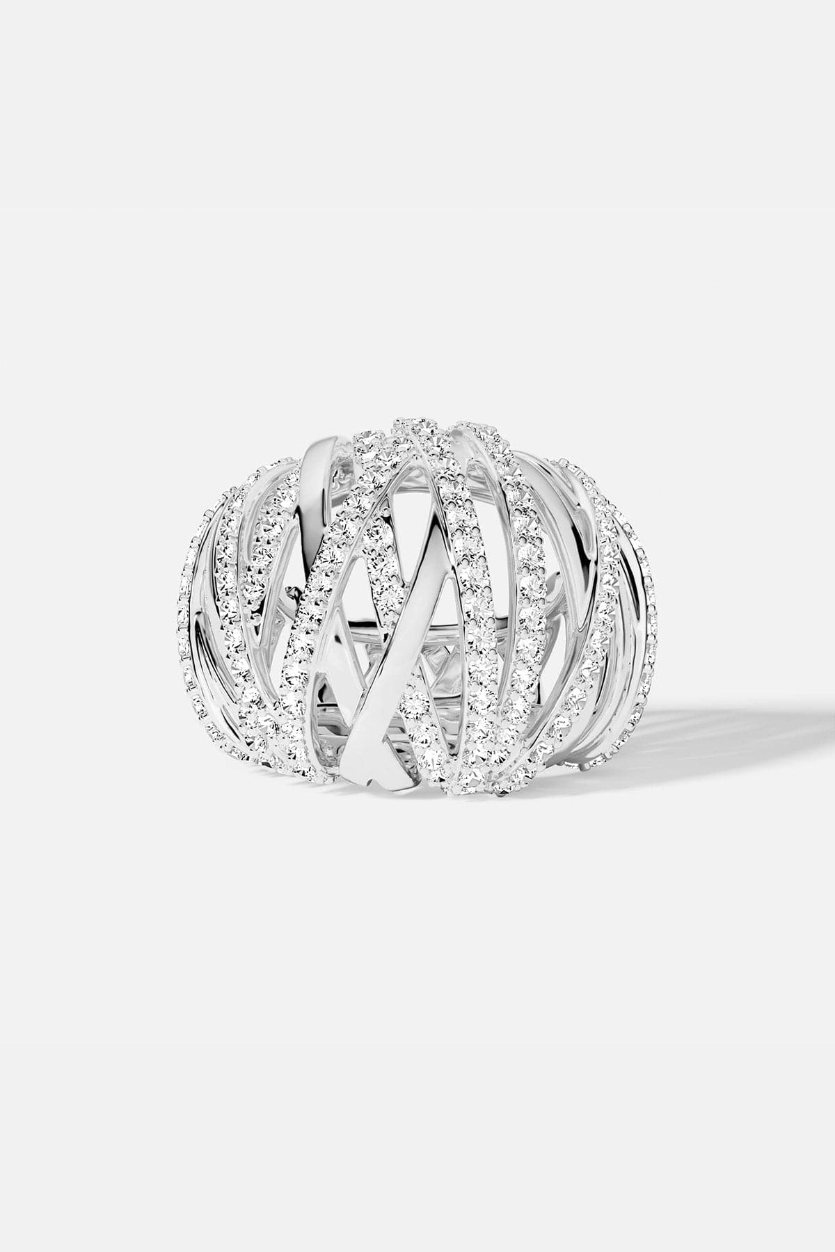 Statement Enlacé Ring, Sterling Silver | APM Monaco