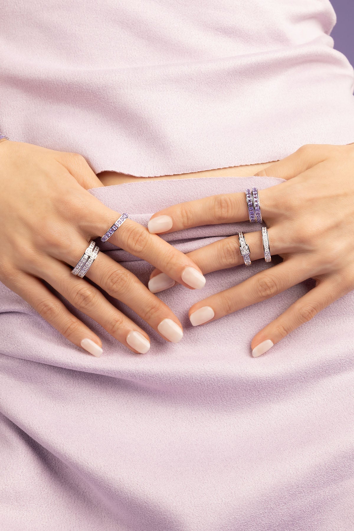APM Monaco Lilac Lumière Ring