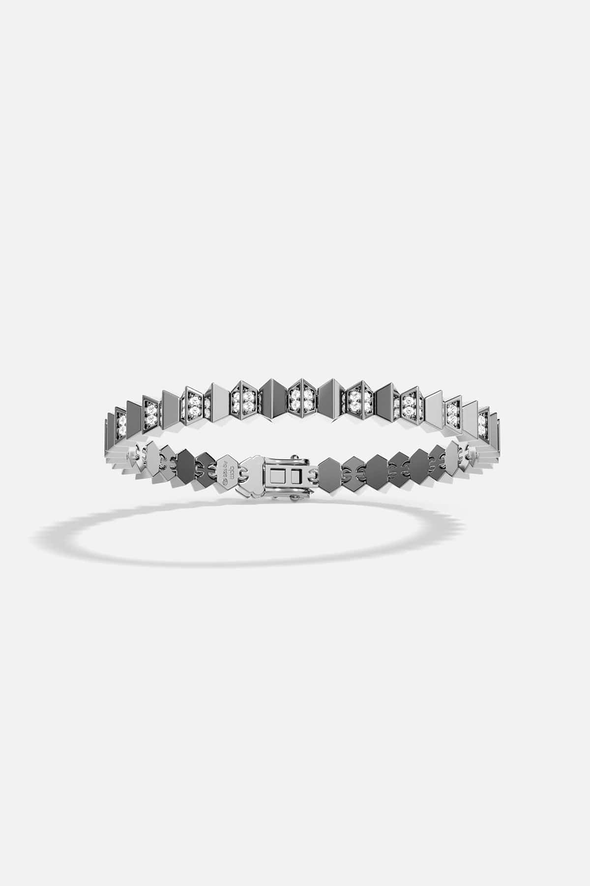 Dark Grey Up and Down Bracelet | APM Monaco