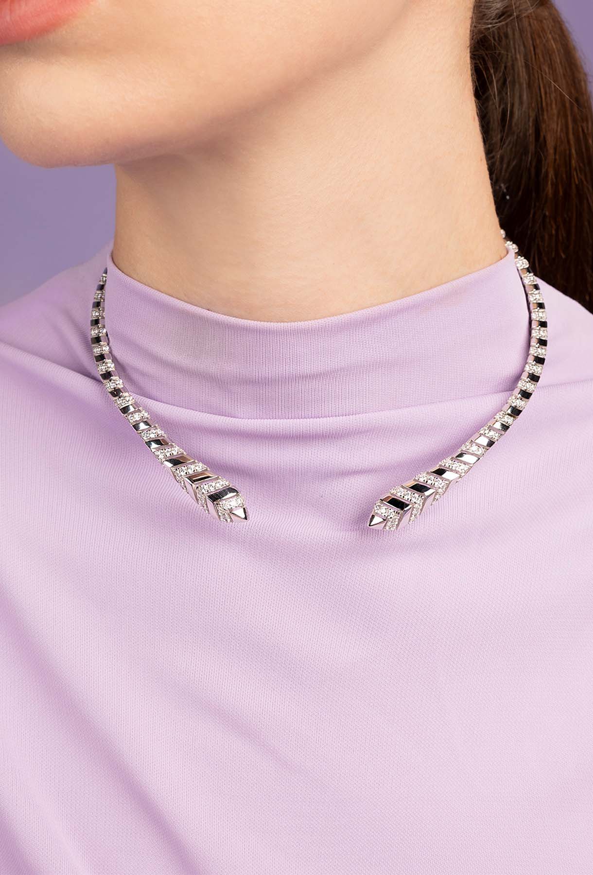 APM Monaco Palm Tree Necklace