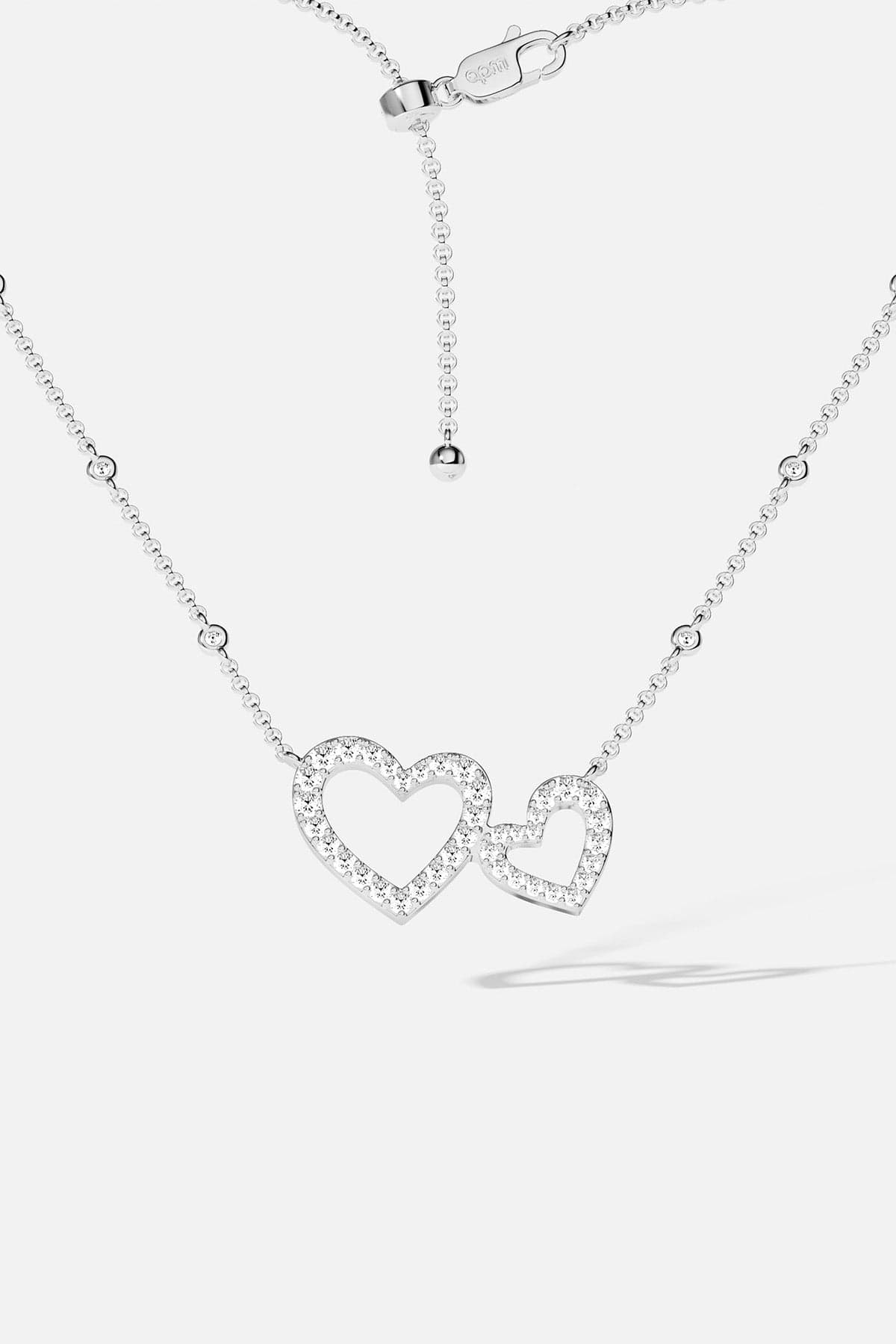 Hollow Heart Adjustable Necklace | APM Monaco