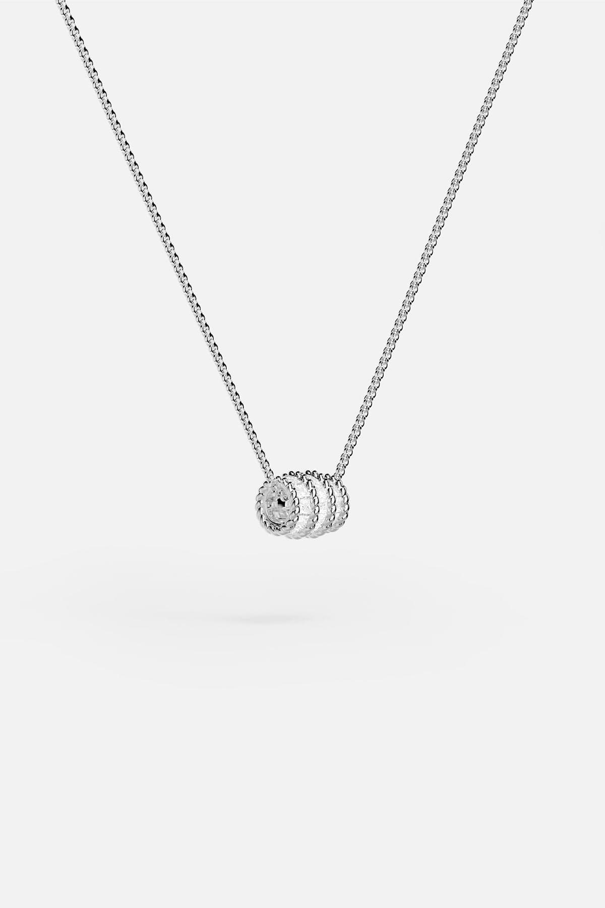 APM MONACO torsade adjustable necklace on white background