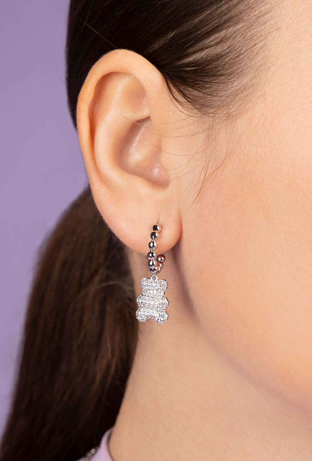 Baby Baba Yummy Bear Hoop Earrings - APM Monaco