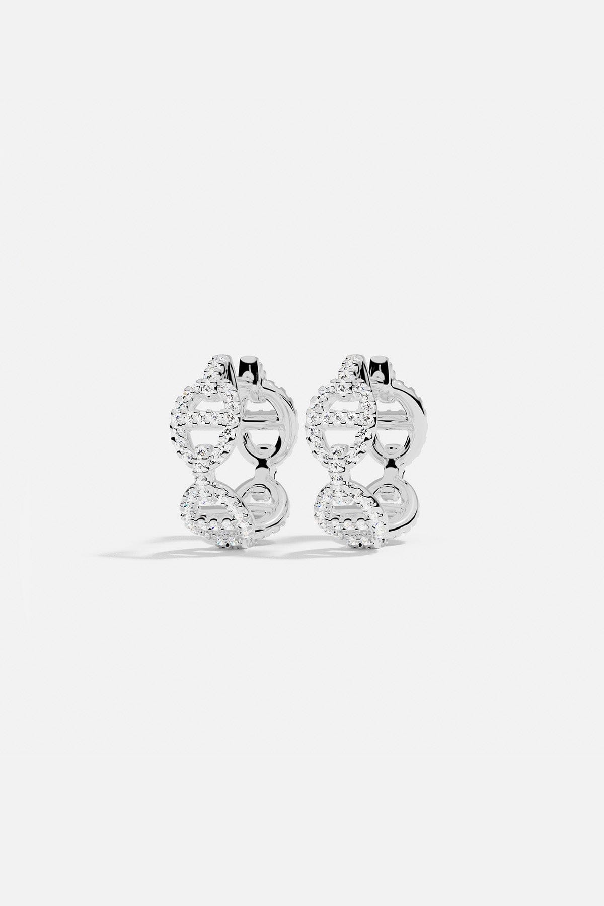 Open earrings 925 Silver 