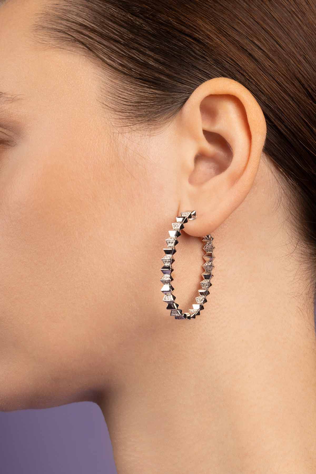 APM Monaco Up and Down Hoops XL