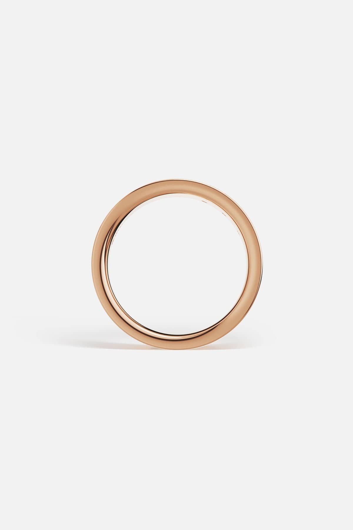 Rings APM Monaco. Rose gold ring featuring a LOVE Morse-code design with small diamonds and star accents.