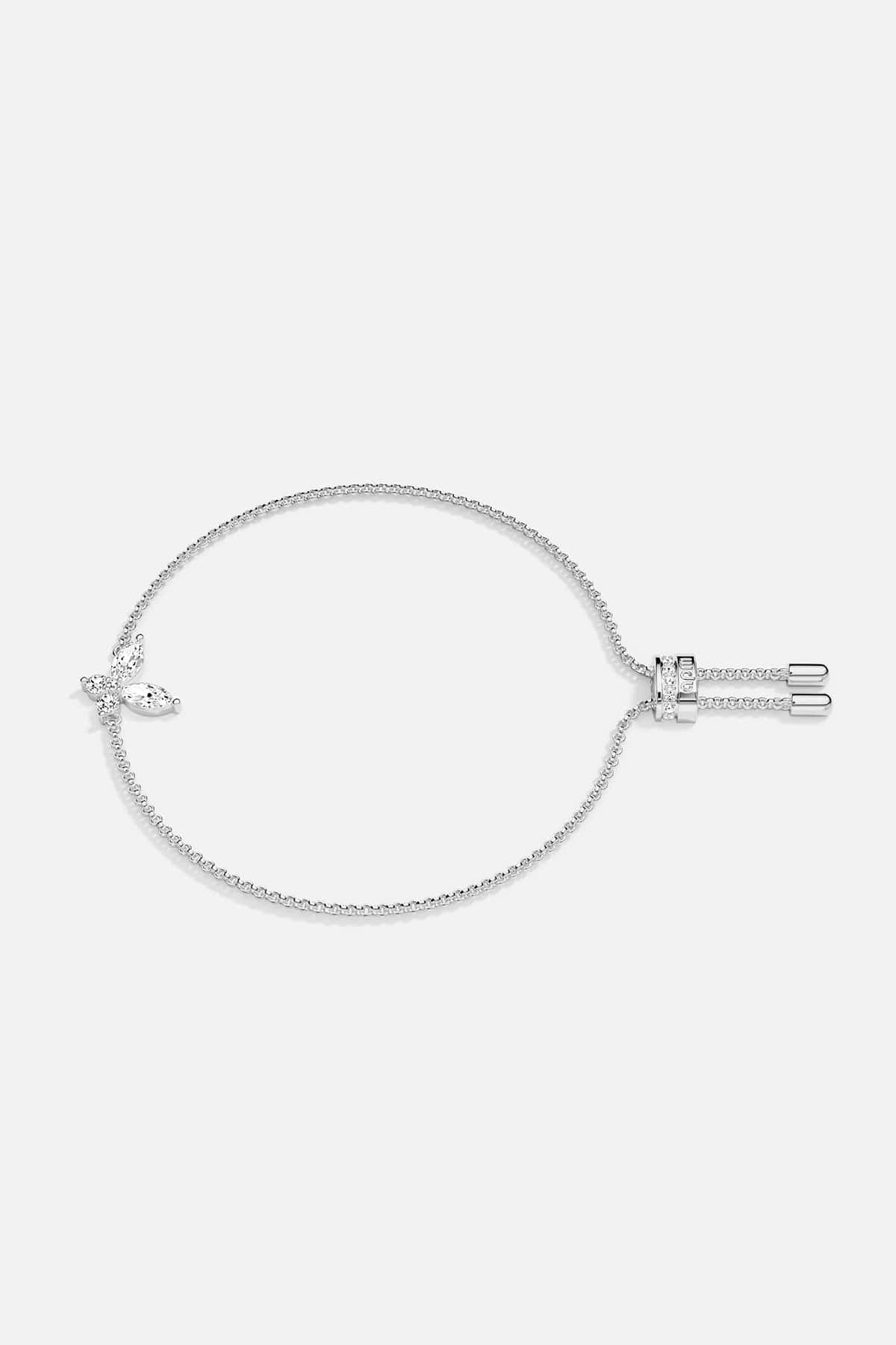 Bracelets APM Monaco; adjustable butterfly bracelet in Silver-tone-tone