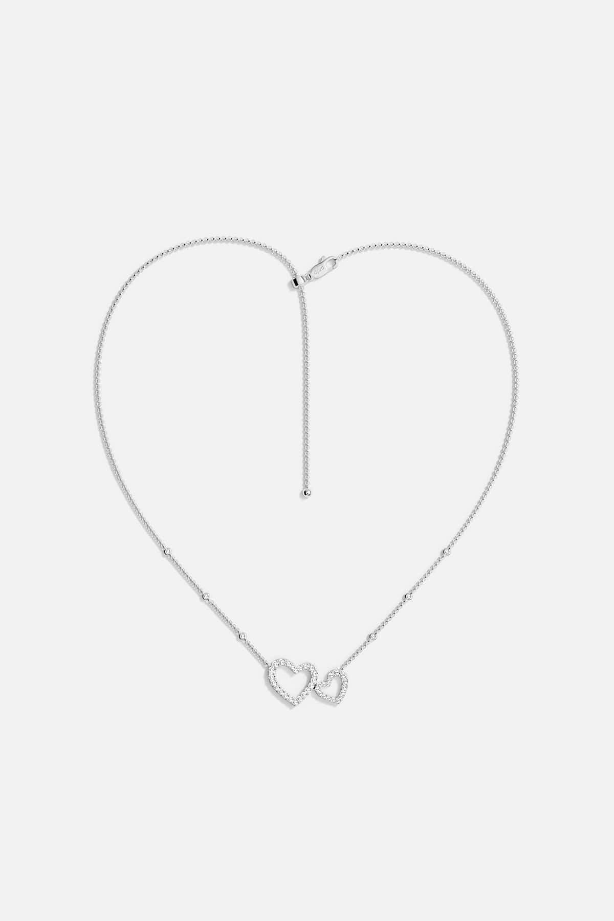 APM Monaco Double Hearts Necklace