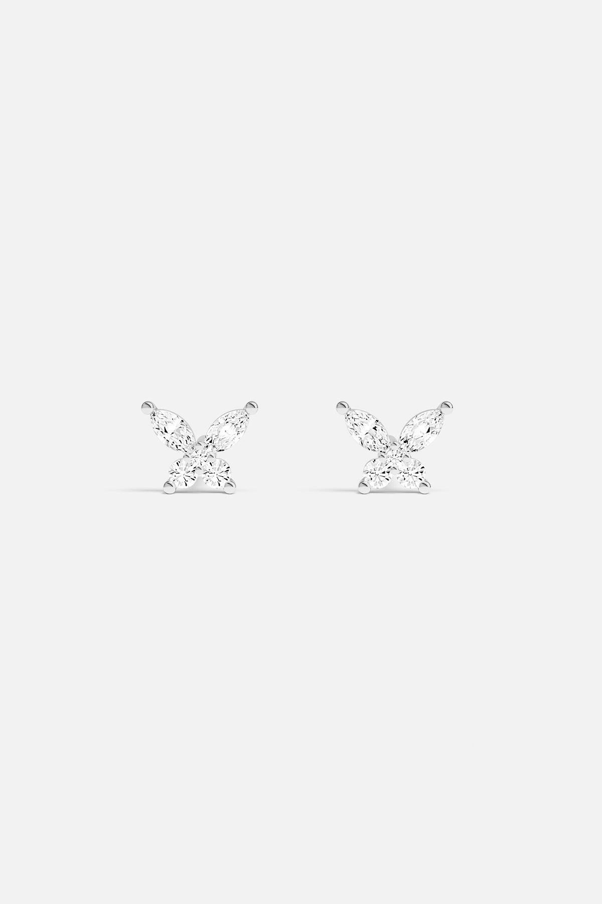 APM Monaco Butterfly Stud Earrings