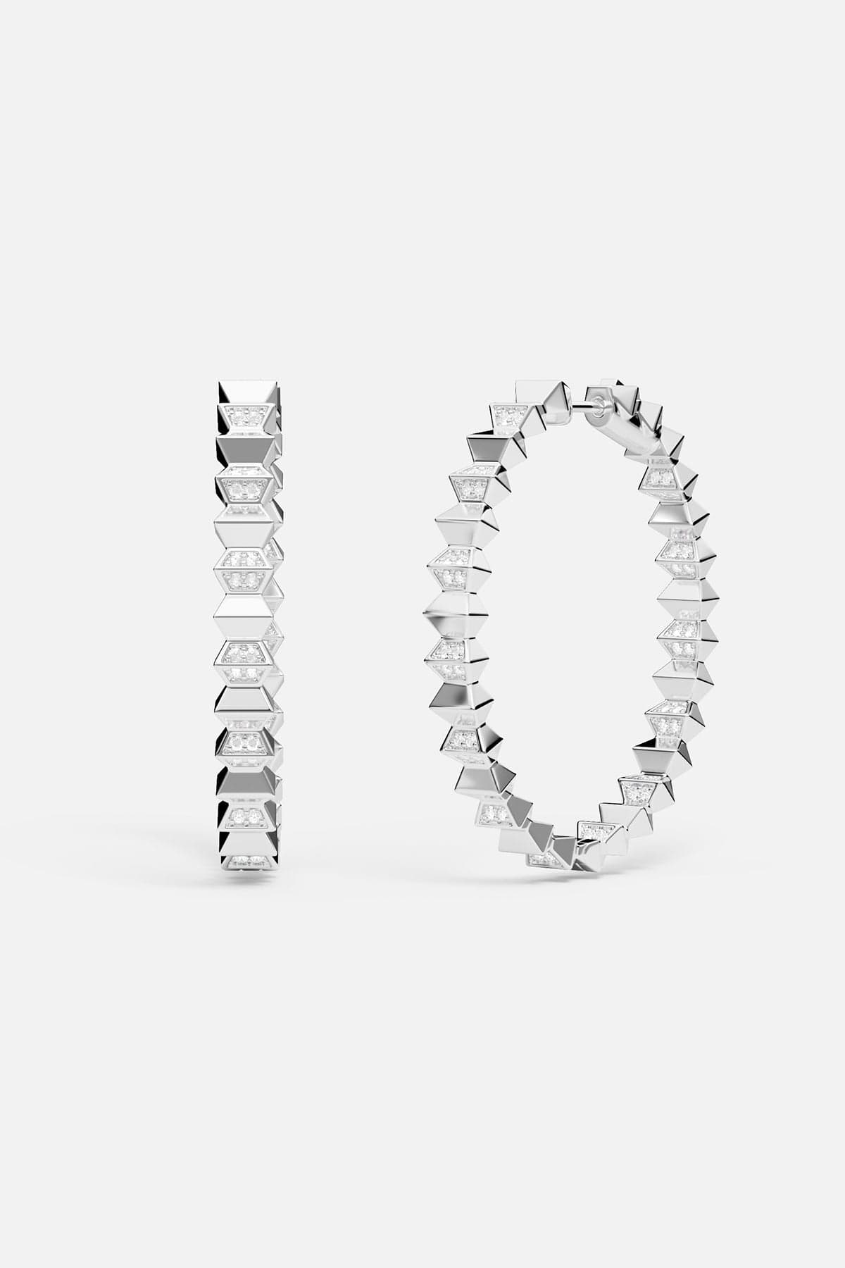 APM Monaco Up and Down Hoops XL