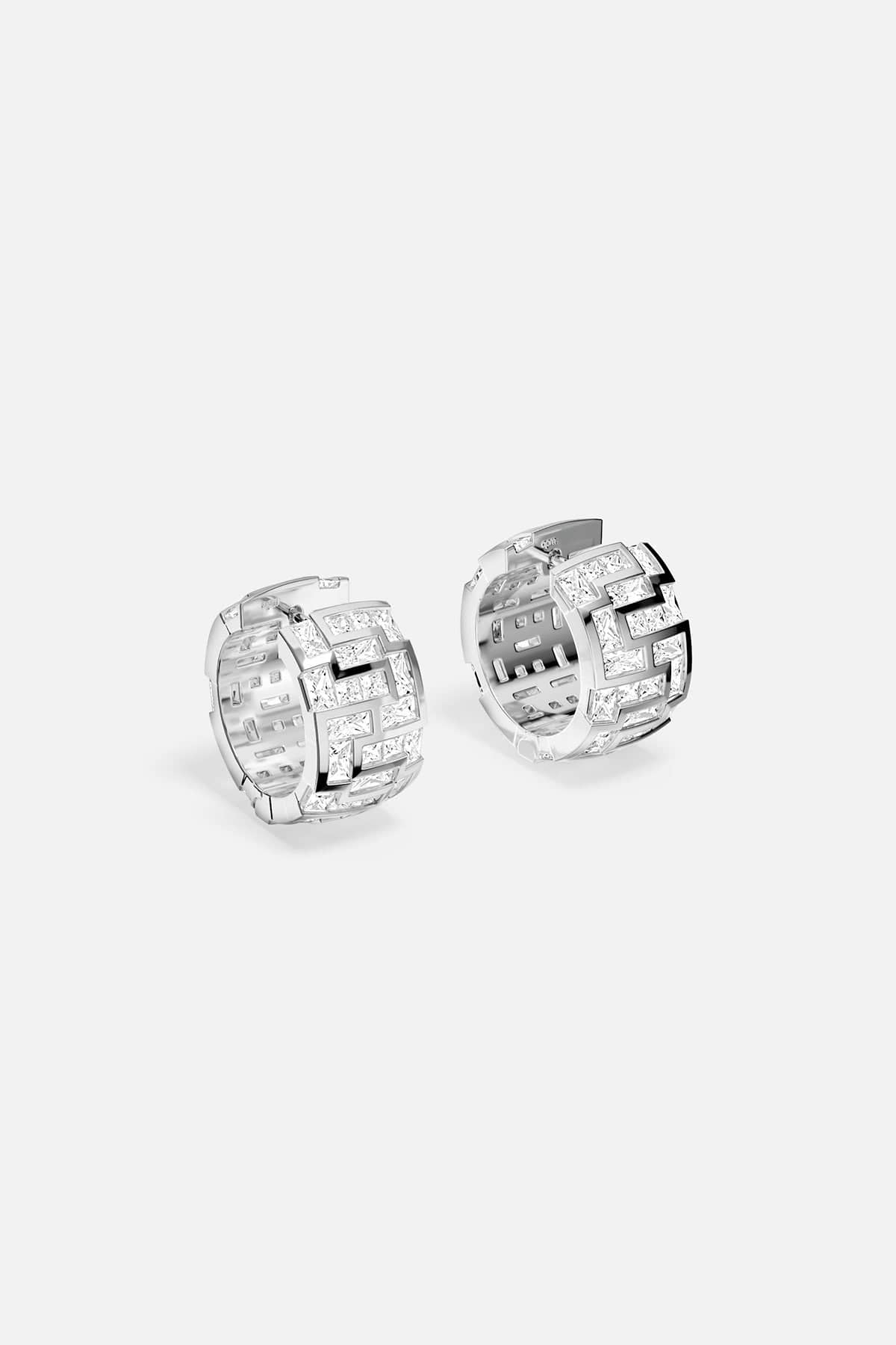 Labyrinth Hoop Earrings - APM Monaco
