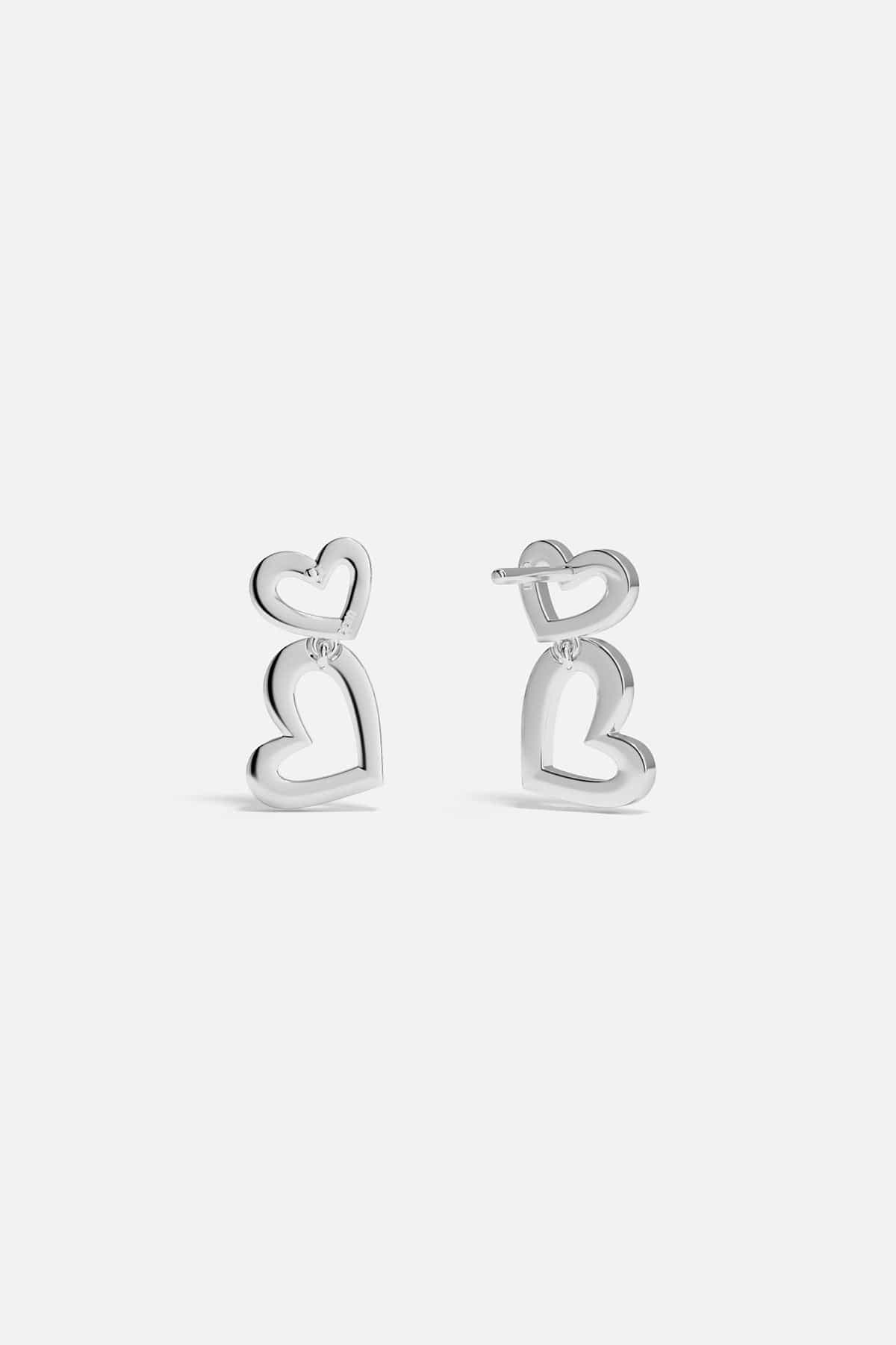 Double Hearts Earrings - APM Monaco