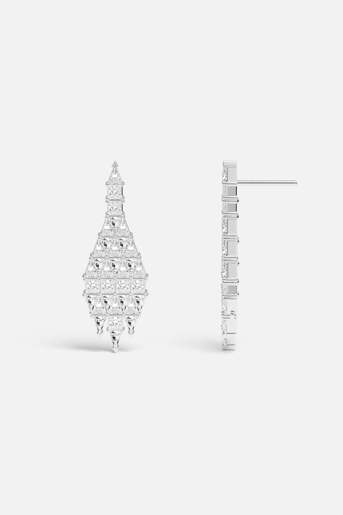 APM Monaco Art Deco Drop Earrings
