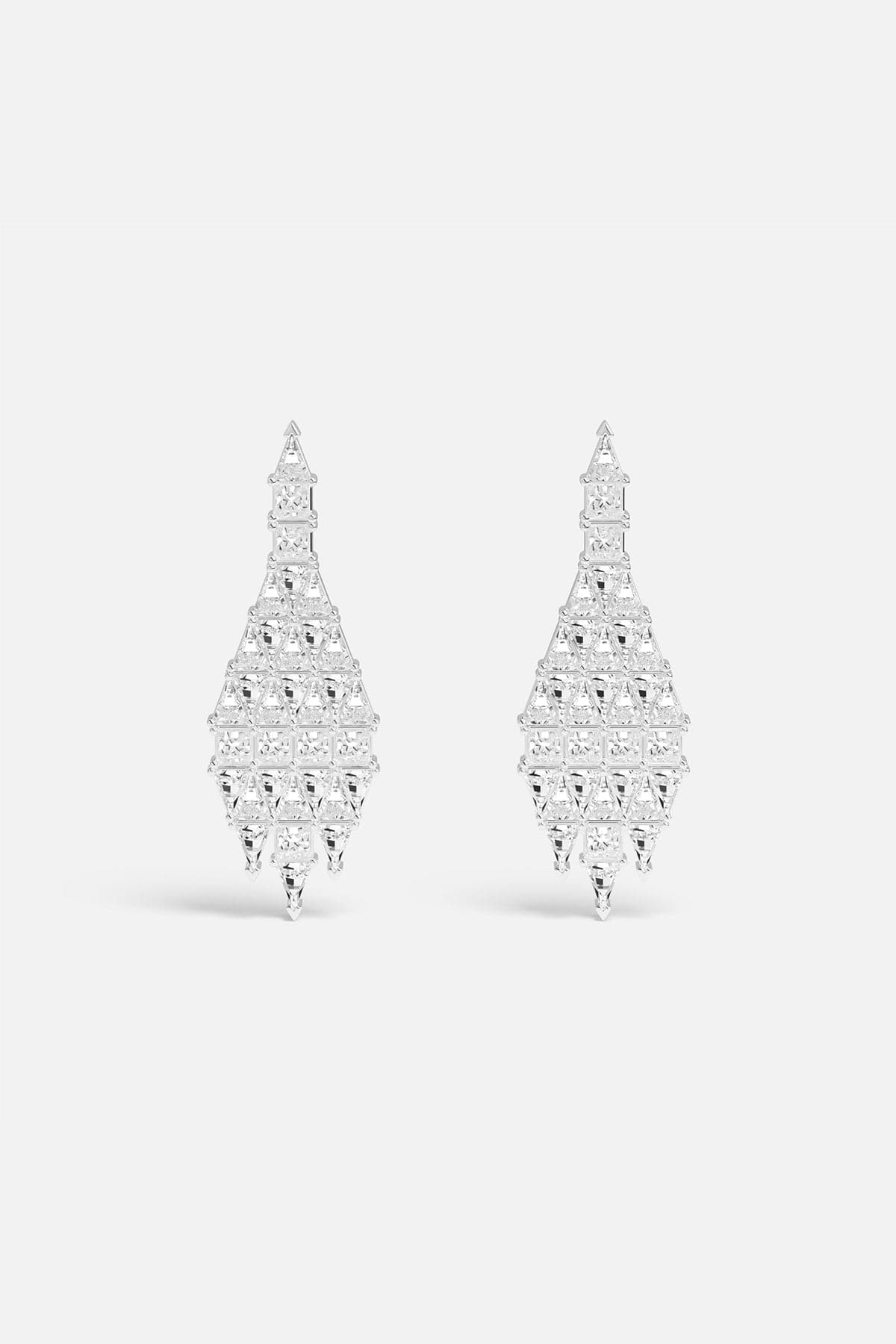 APM Monaco Art Deco Drop Earrings