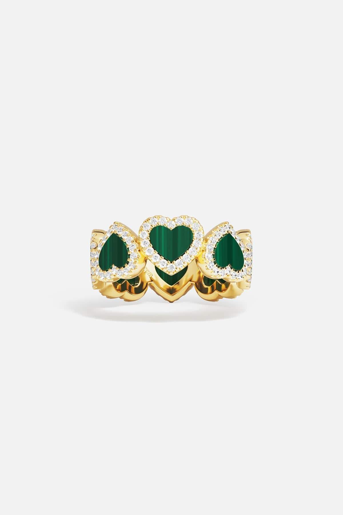 apm MONACO ハートリング Malachite Heart Ring | APM Monaco