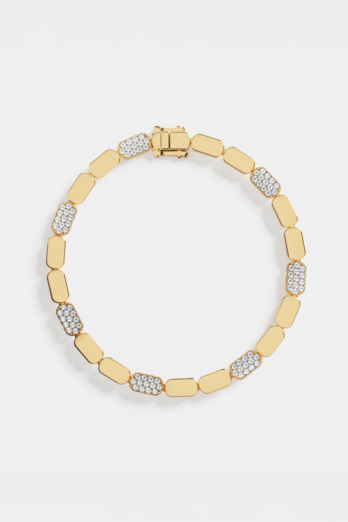 Dainty Gold Bracelet with Cubic Zirconia | APM Monaco