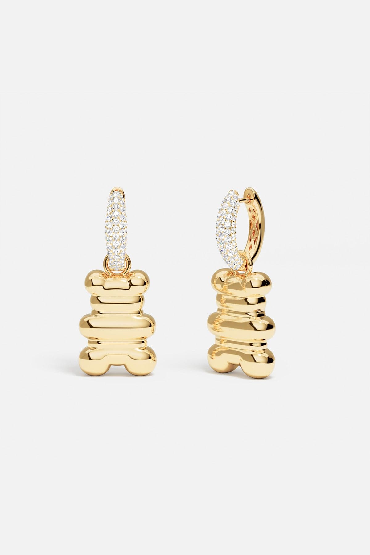 APM Monaco XL Loulou Yummy Hoop Earrings