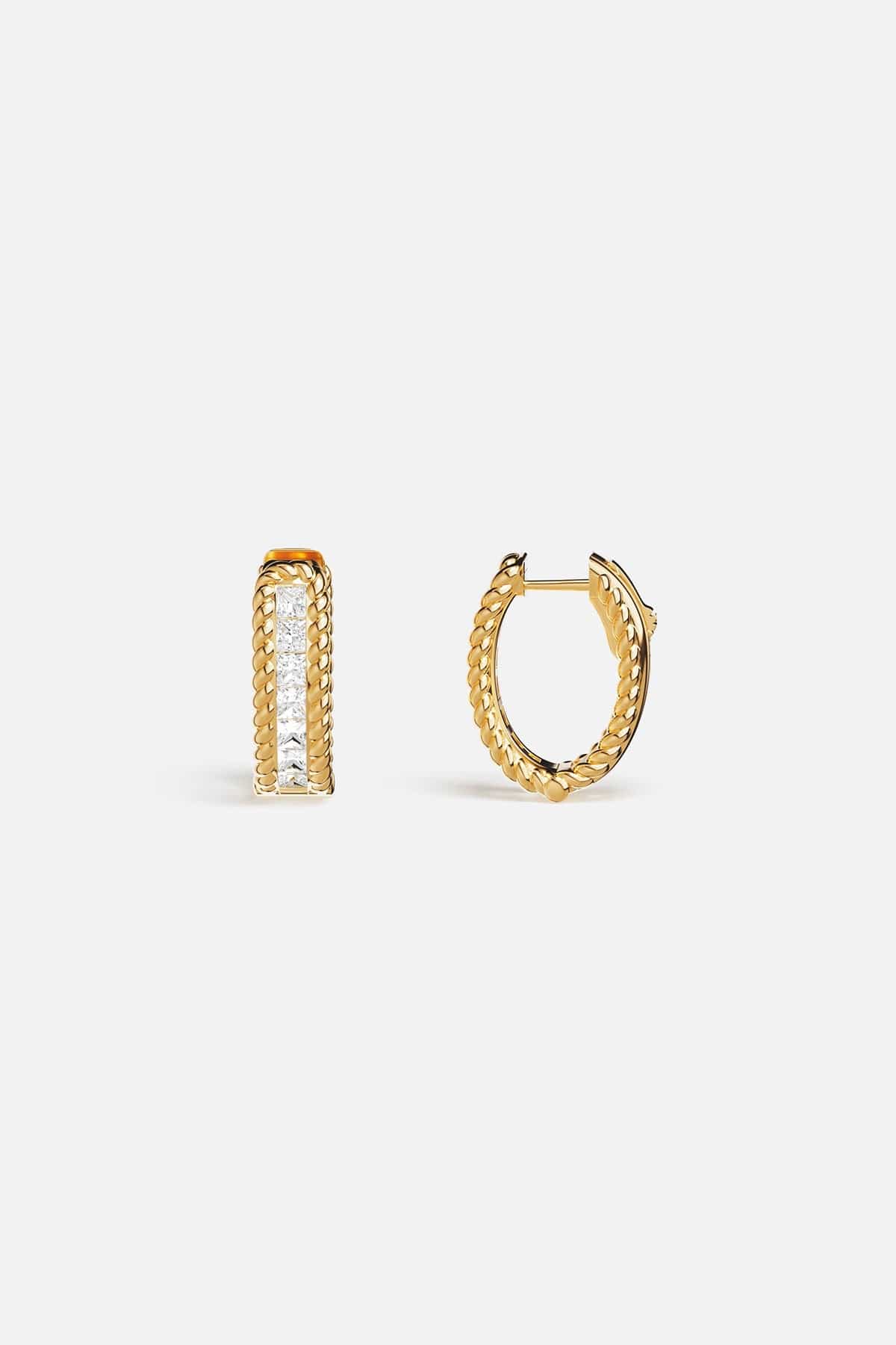 Torsade Hoop Earrings - APM Monaco