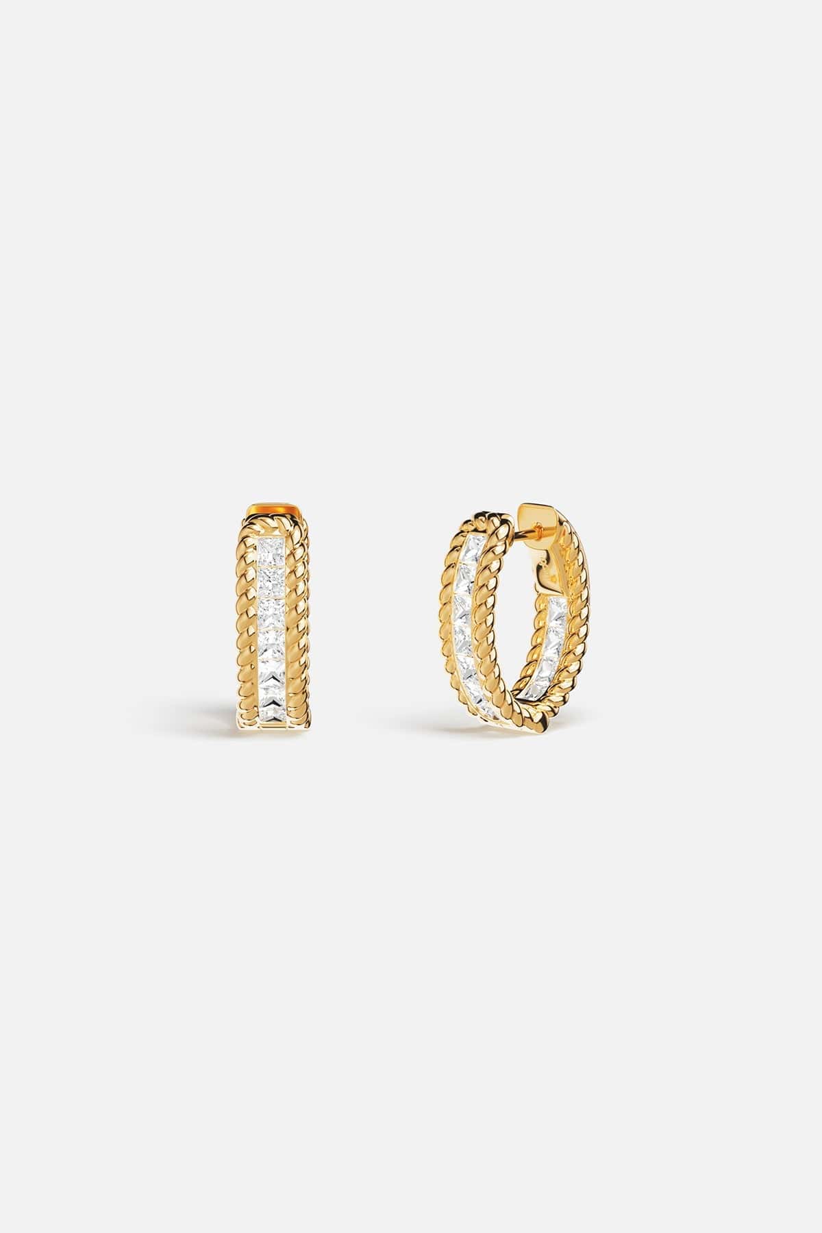 Torsade Hoop Earrings - APM Monaco