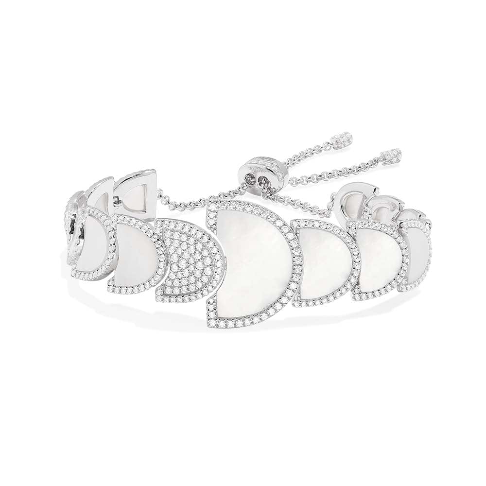 Half Moon Adjustable Bracelet with Nacre | APM Monaco