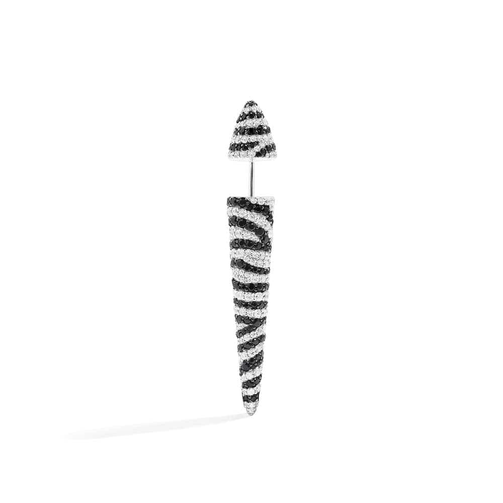 Single Zebra Underlobe Earring | APM Monaco