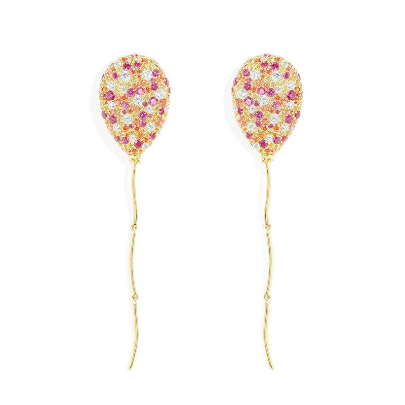 Multicolor Balloon Drop Earrings