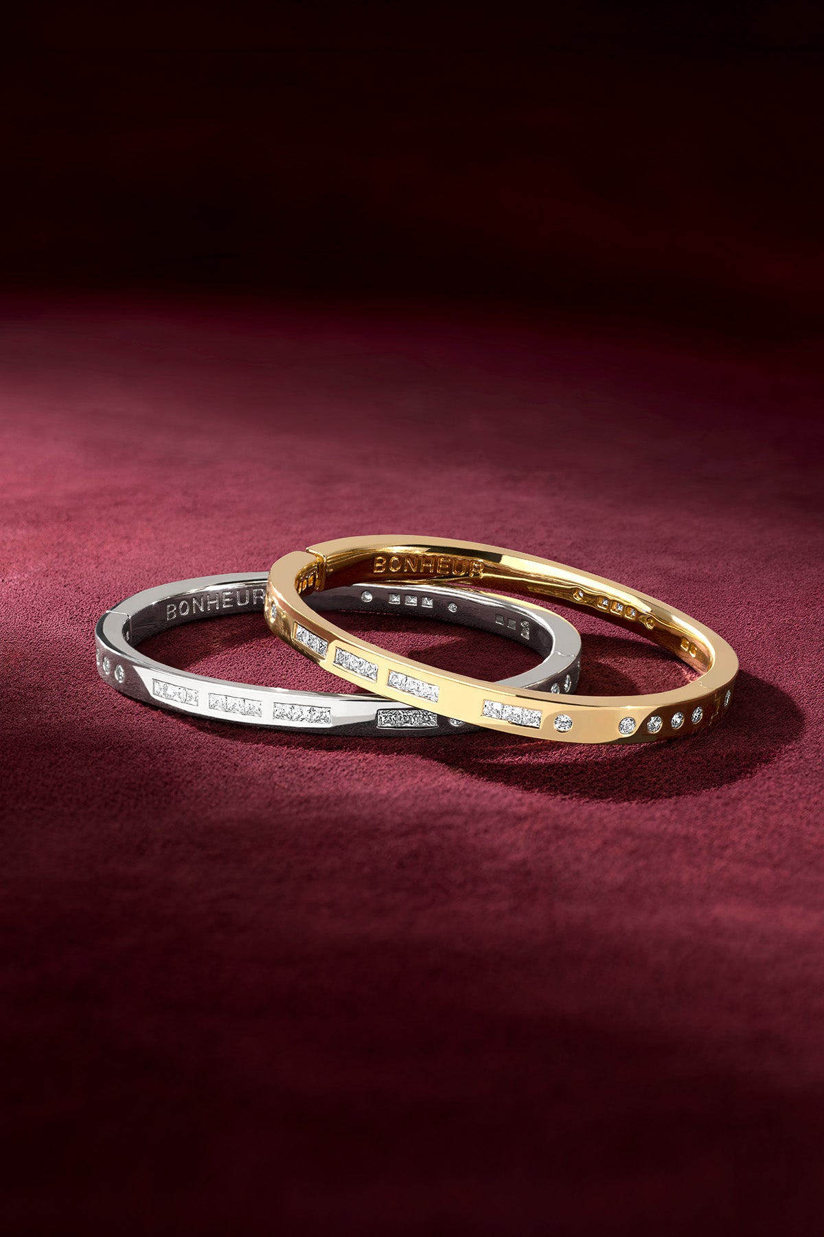APM Bonheur Bangles, a luminous duo of colors whispering everyday elegance.