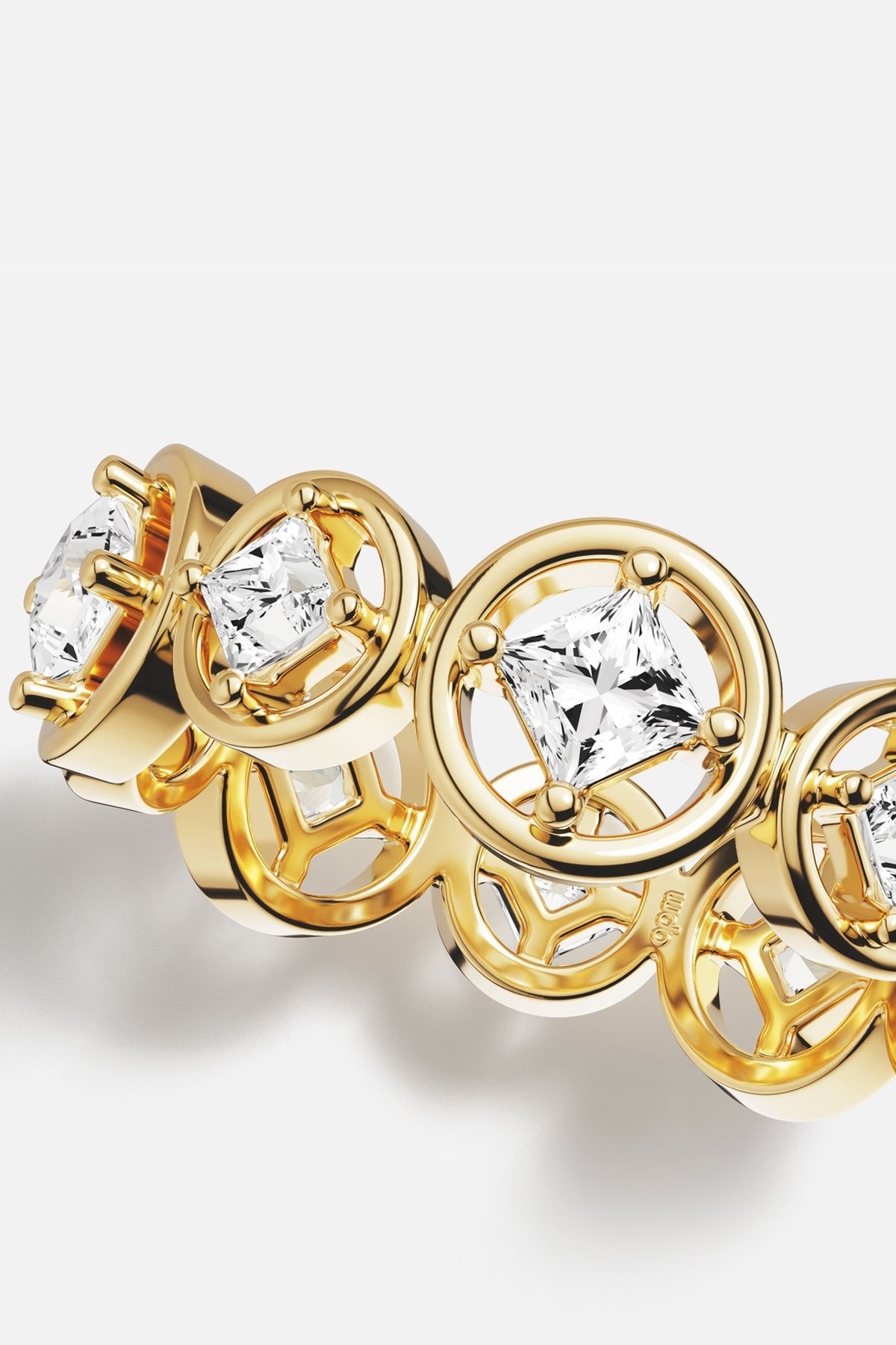 APM Ring in golden hues, a radiant circle of everyday brilliance.