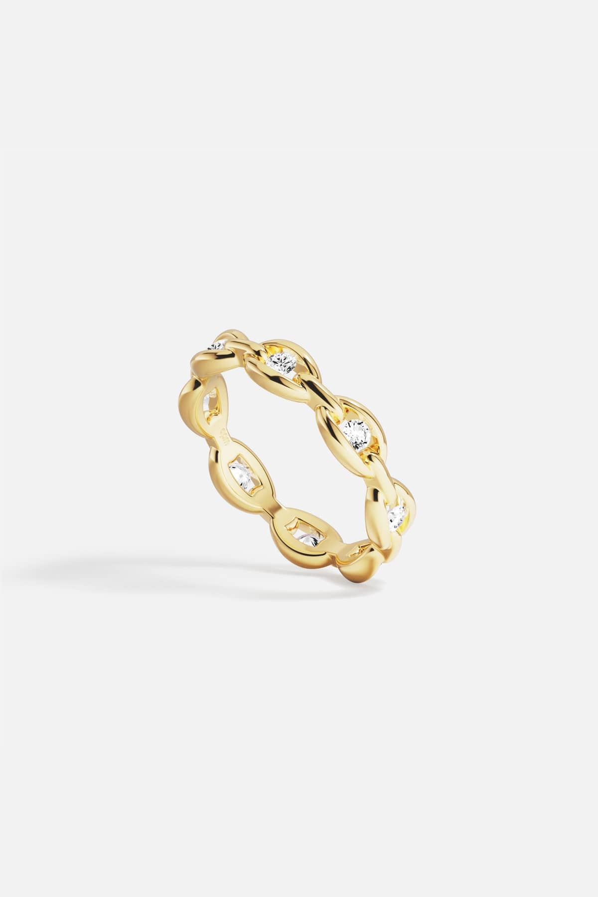 Enchaîné Ring, 18k yellow gold finish | APM Monaco