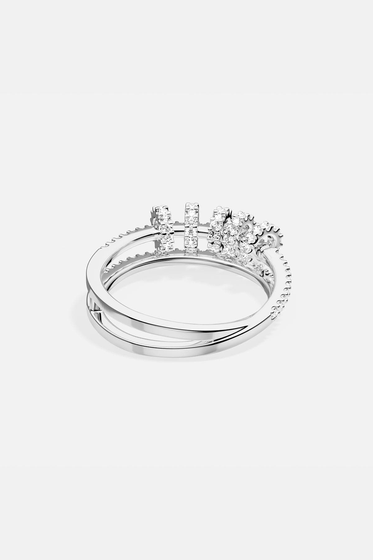 Double Ring with Sliding Hoops | APM Monaco