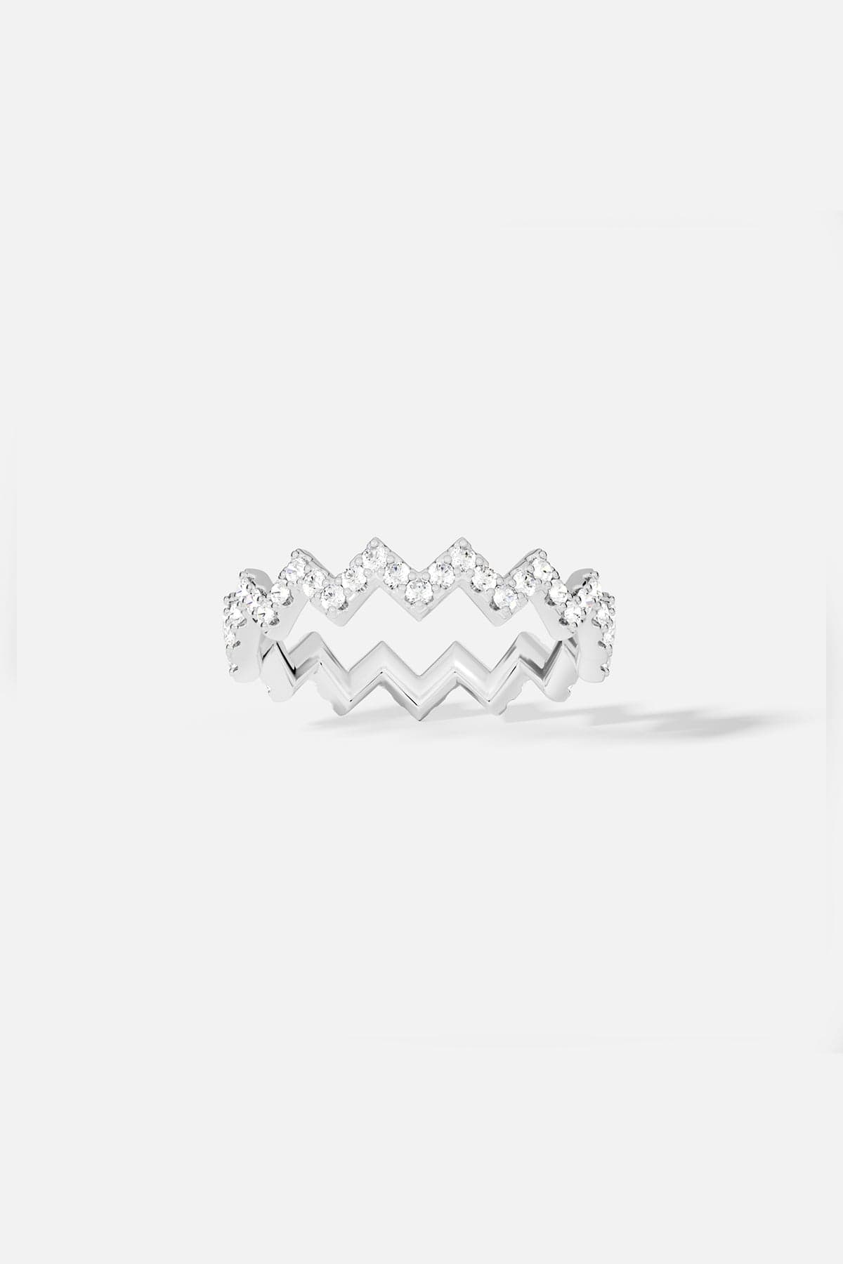 Anillo Up And Down - plata