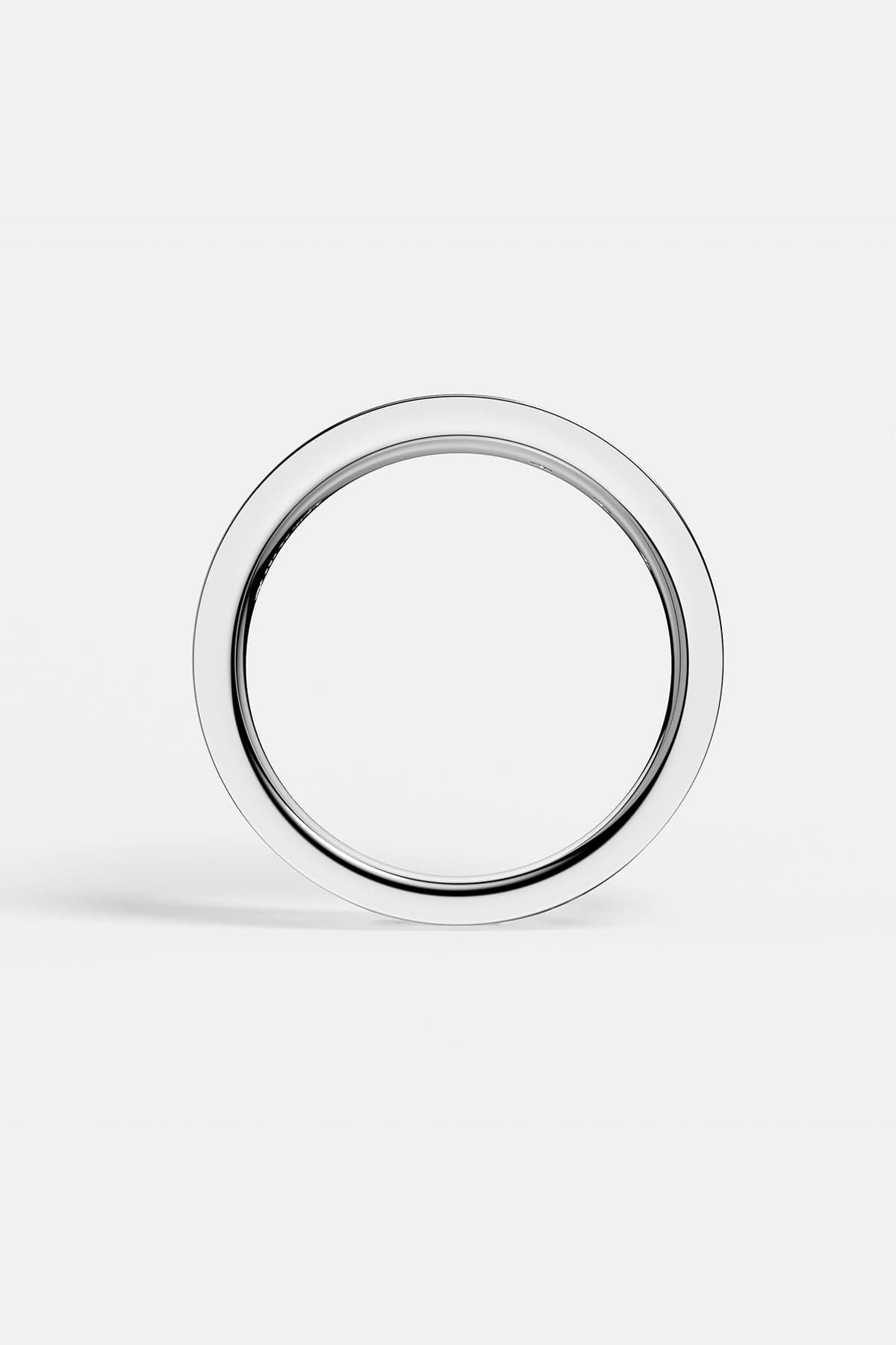 APM MONACO morse code ring in silver on a white background