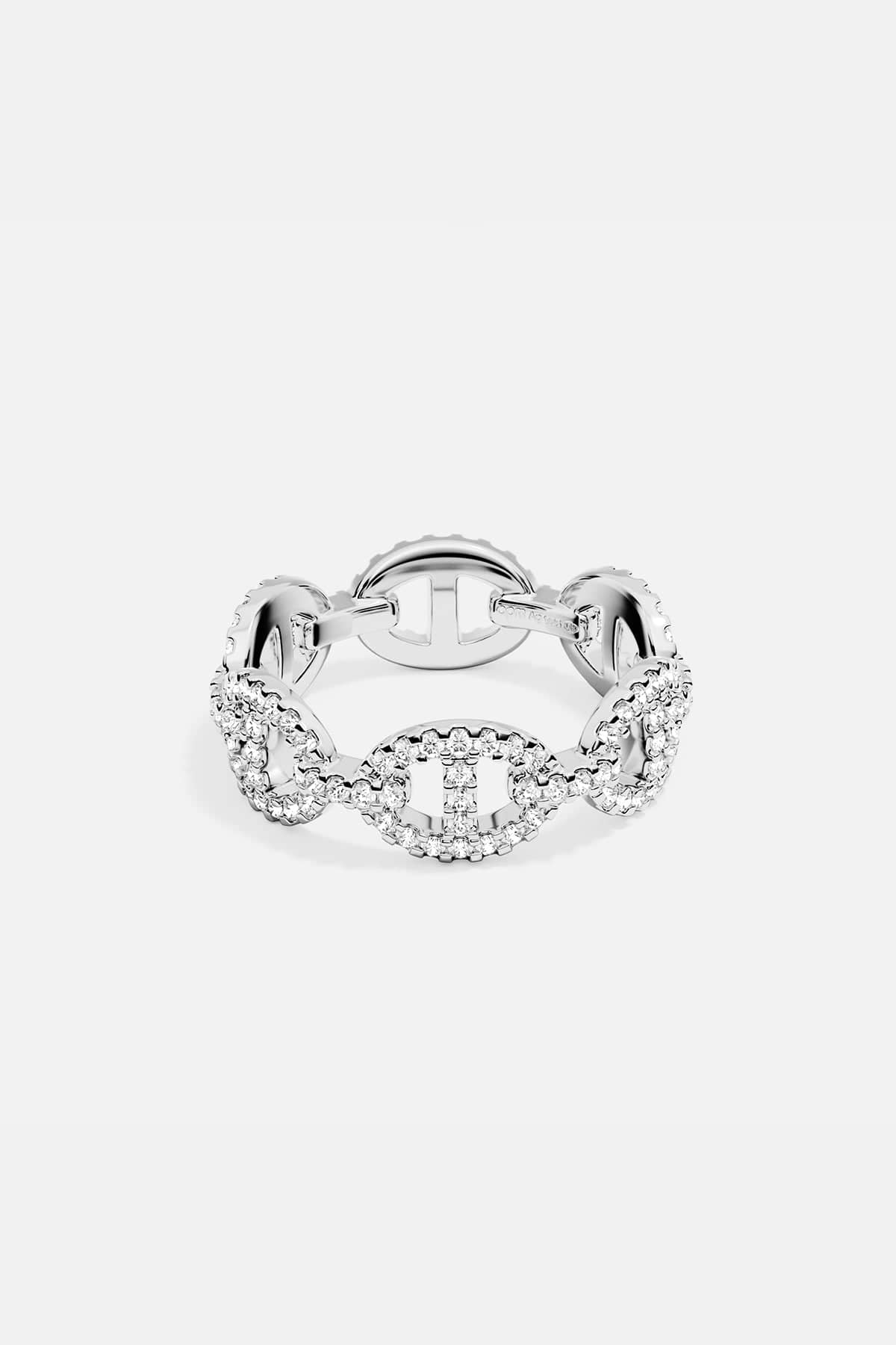 Maille Marine Ring - Silver | APM Monaco