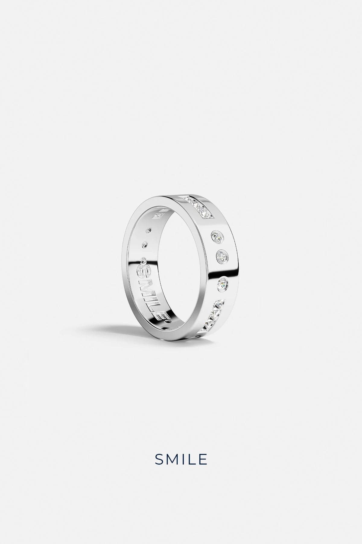 SMILE Morse Code Ring