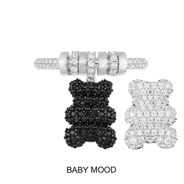 Baby Mood Yummy Bear Ring - silver | APM Monaco