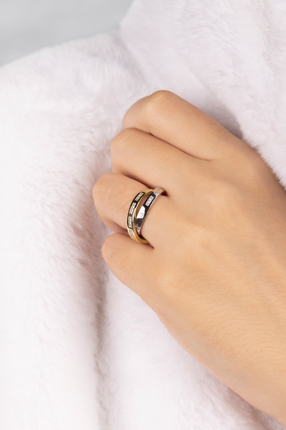 APM Monaco Morse AMOUR LOVE Ring