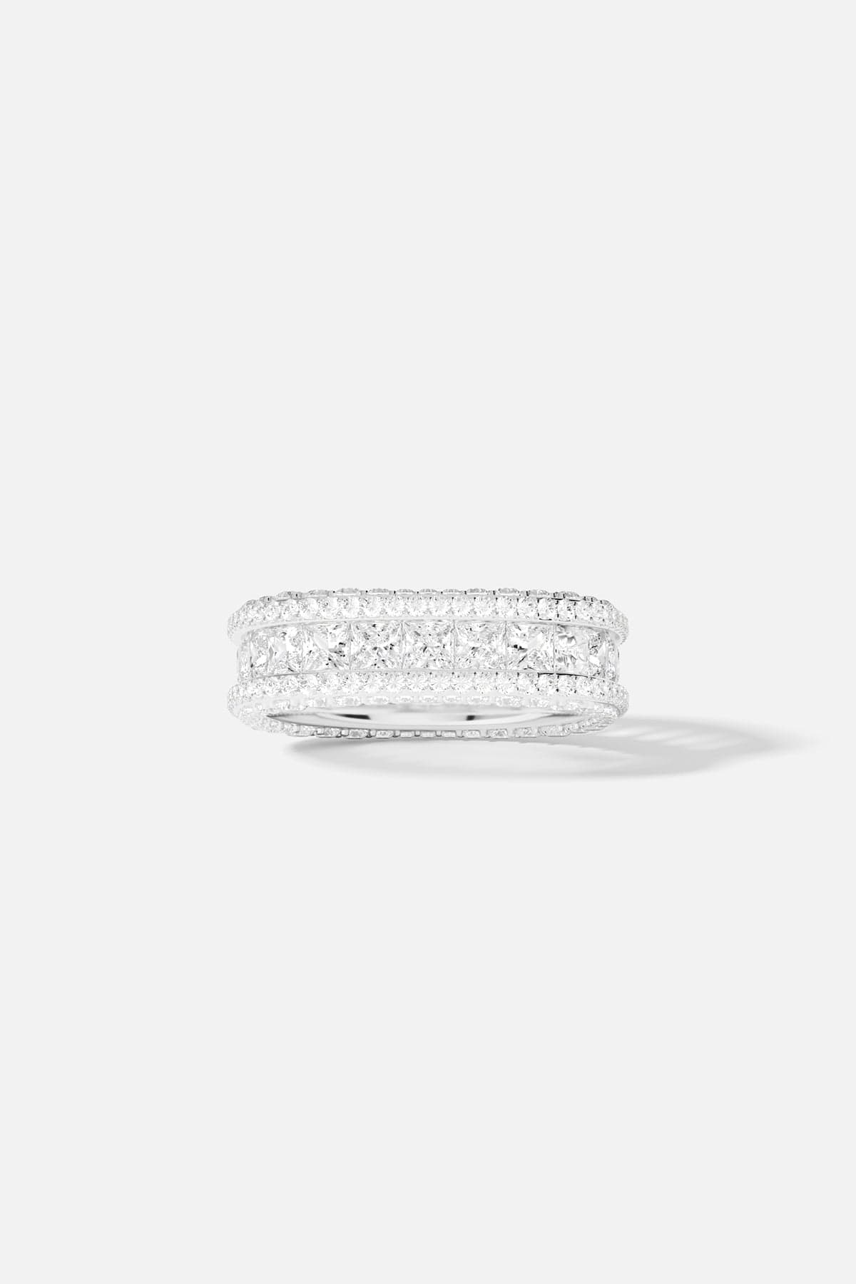 APM Monaco Pavé Ring in Silver