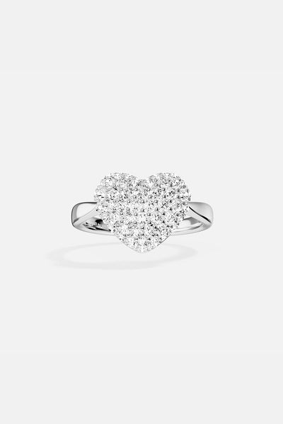 Heart Ring, Sterling Silver | APM Monaco
