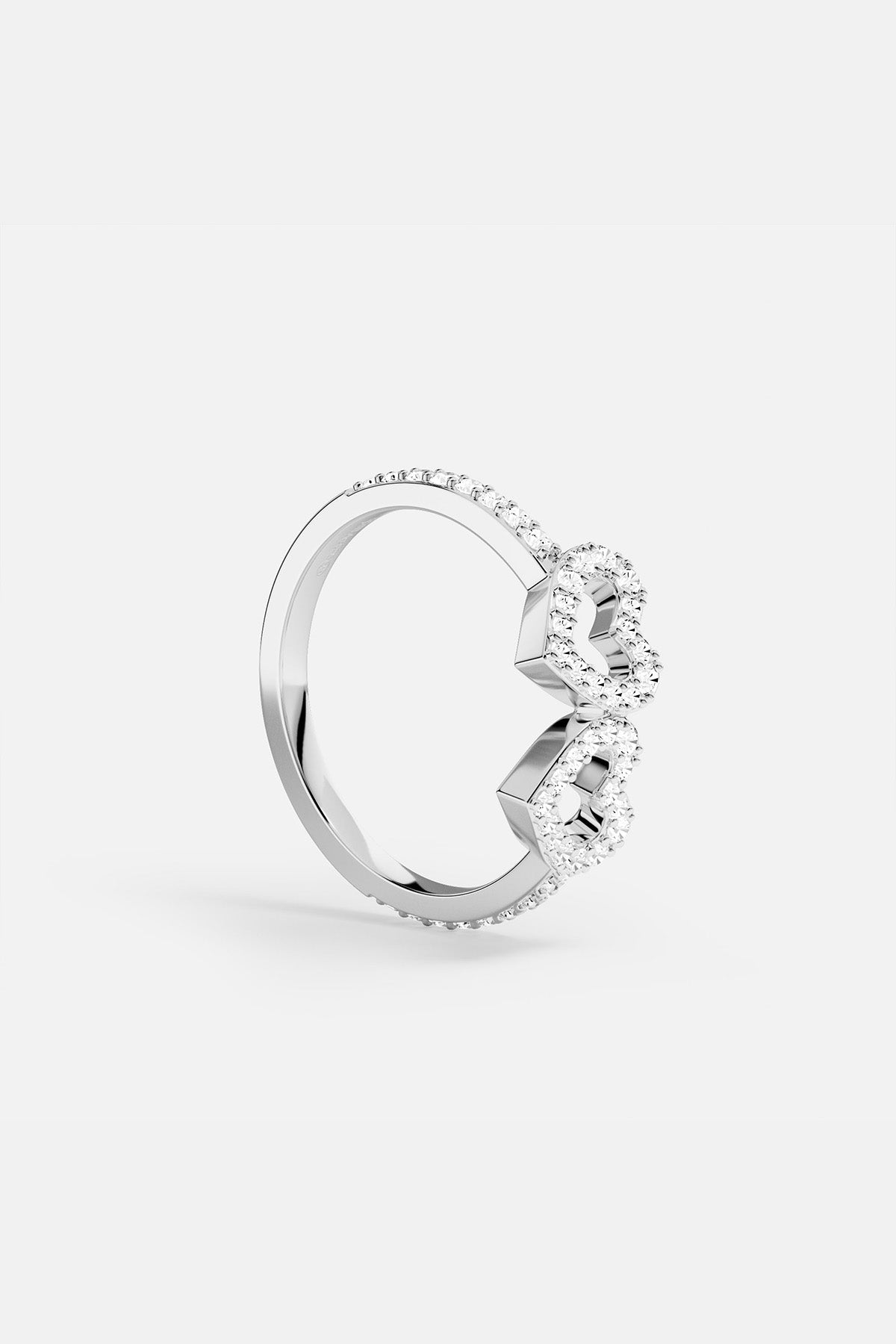 【apm Monaco 】925.ハート型リング.シルバー（指輪 .52） Heart Ring, Sterling Silver | APM Monaco