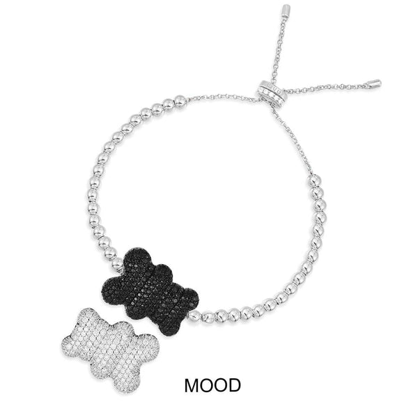 Mood Yummy Bear Adjustable Bracelet with Beads