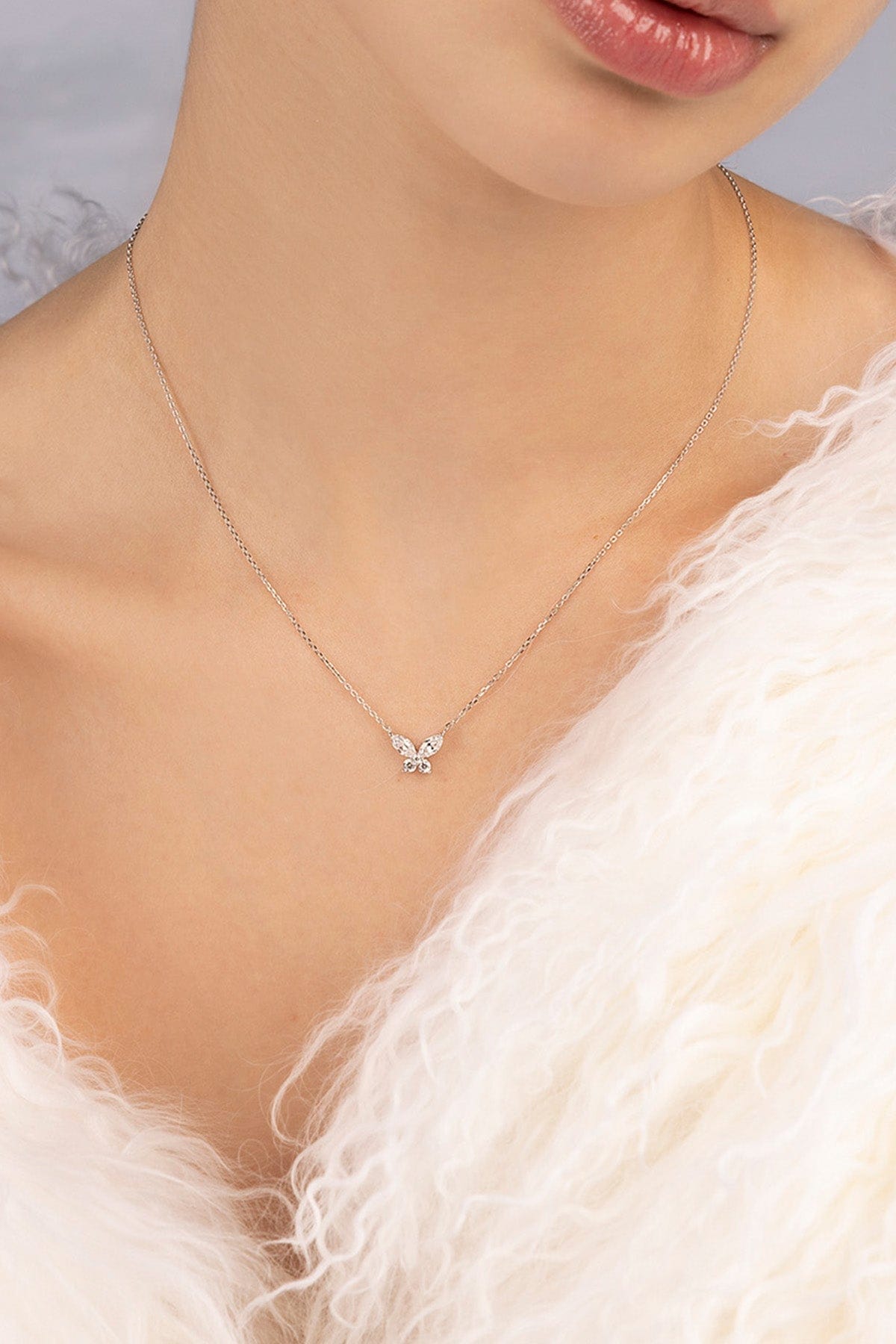 apm MONACO 蝶モチーフ ネックレス Butterfly Necklace - Silver | APM Monaco