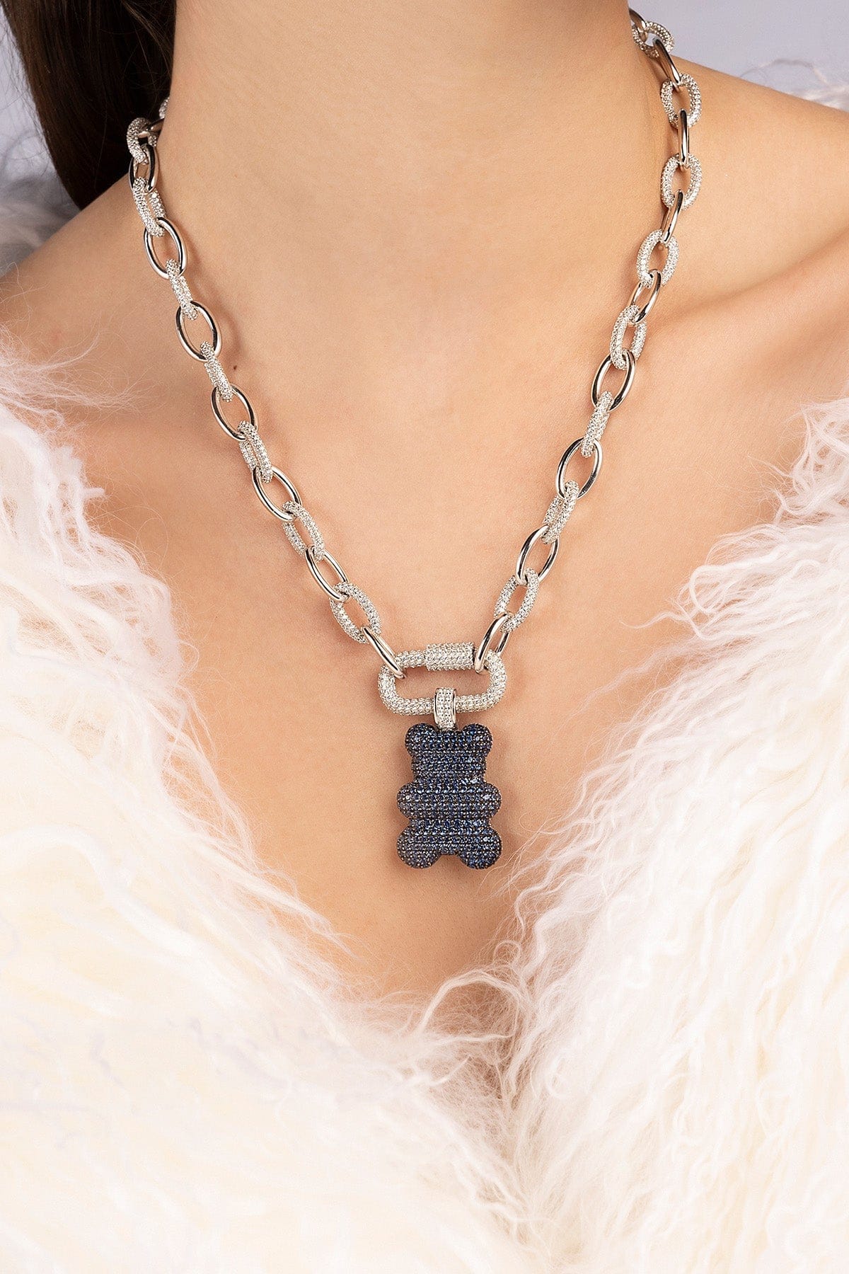 Master Baba Yummy Bear Adjustable Chain Necklace | APM Monaco