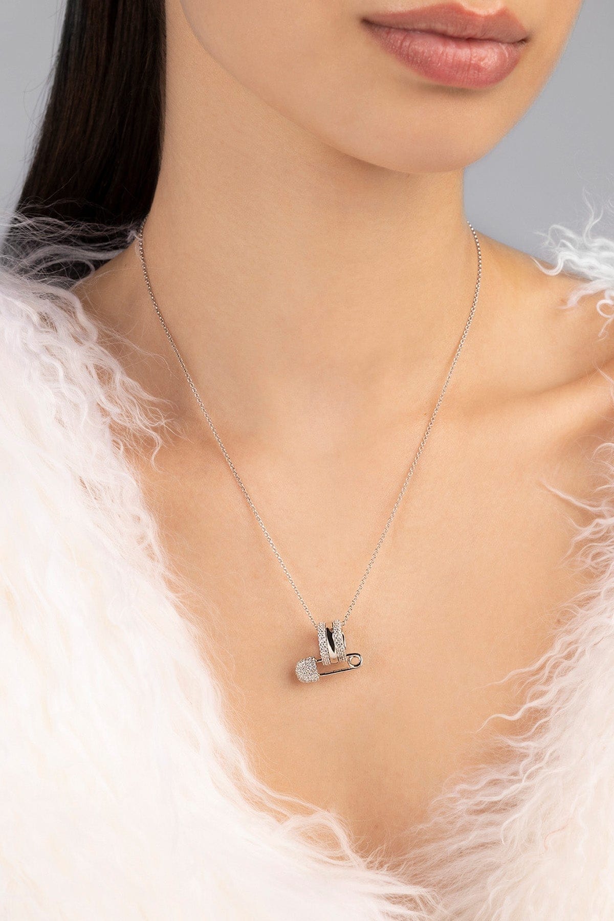 Safety Pin Adjustable Necklace | APM Monaco