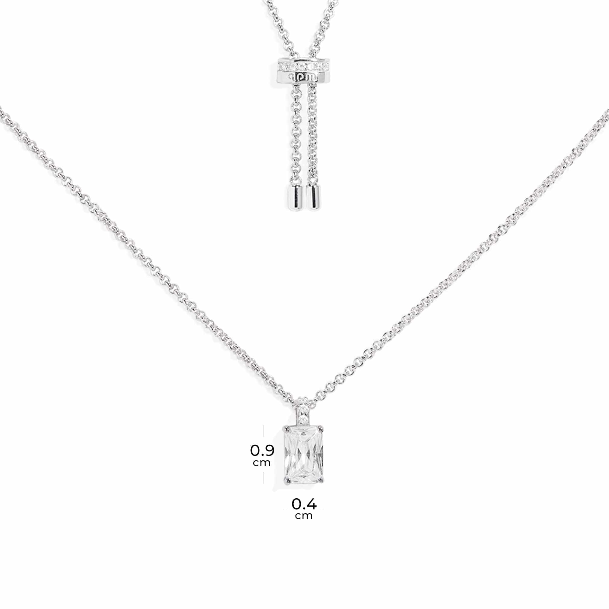 Adjustable Necklace with Éclat Pendant - APM Monaco