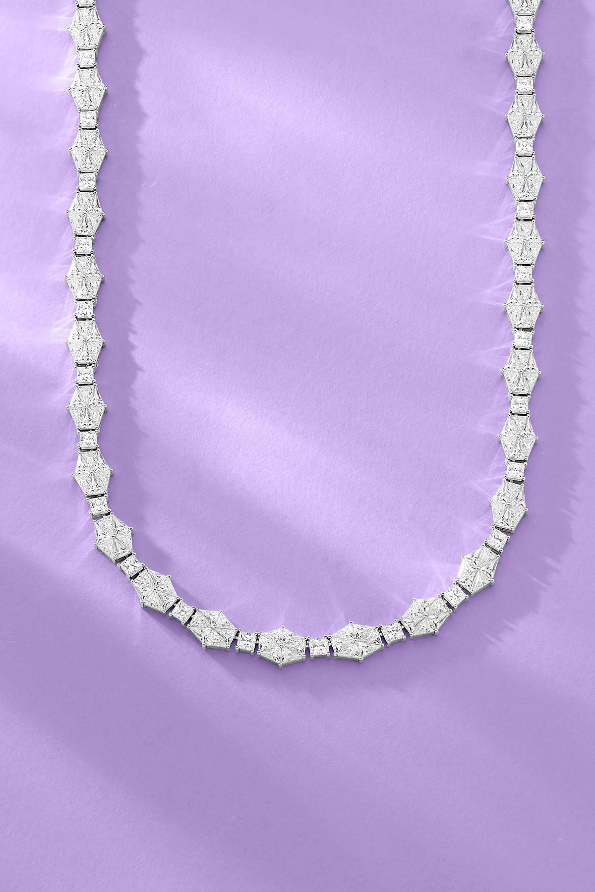 APM Monaco Art Deco Pavé Choker